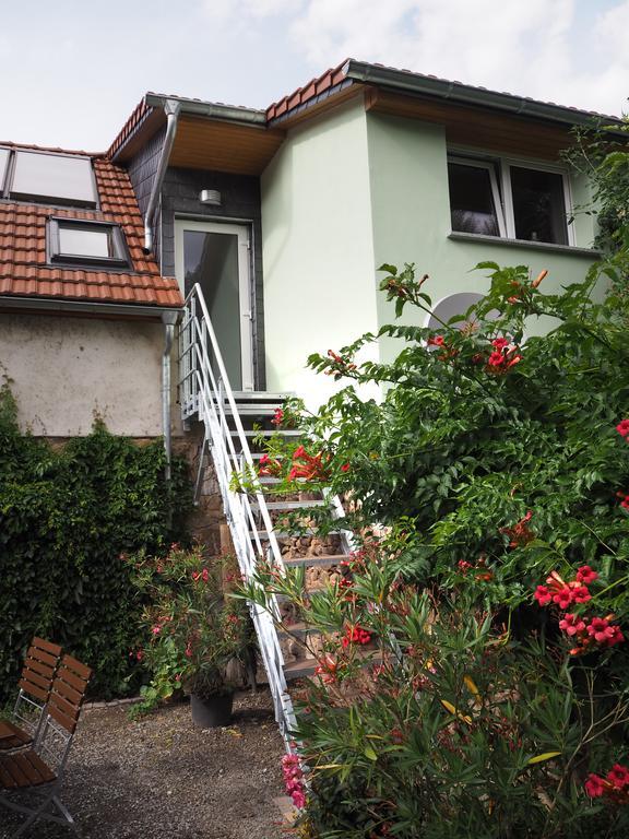 Pension Zum Hirsch Göda Exterior foto